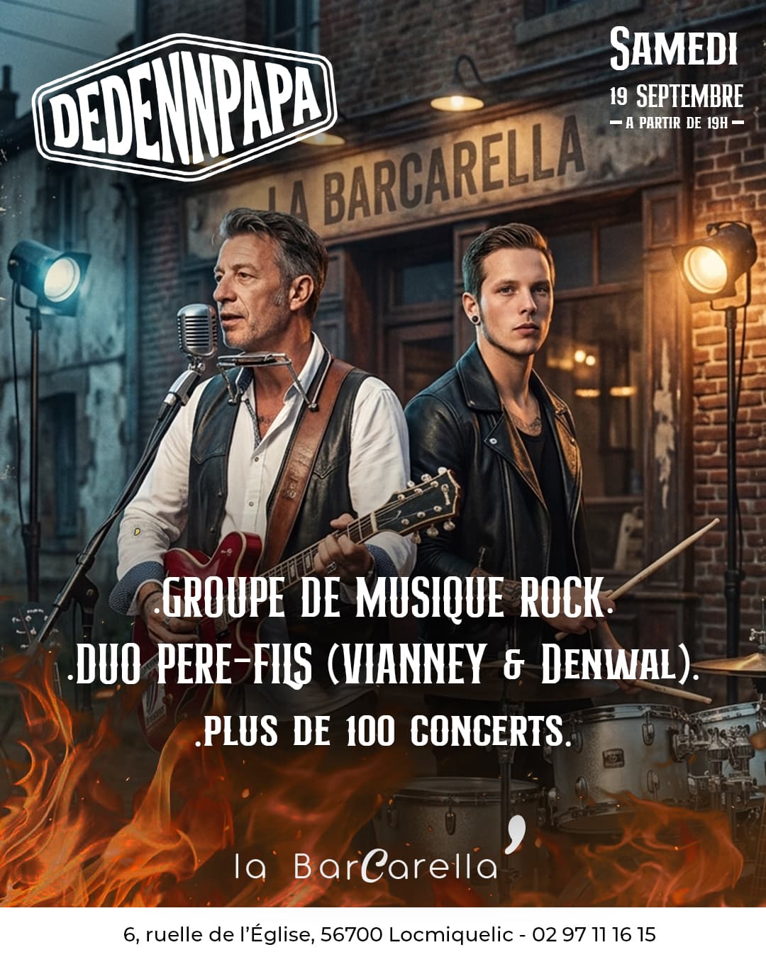 Concert depennpapa samedi 19 septembre 2026 à la Barcarella